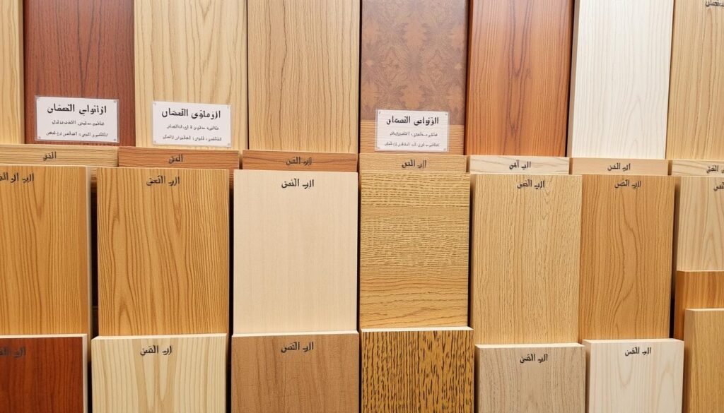أنواع مختلفة من الأخشاب المستخدمة في صناعة الأبواب في الكويت