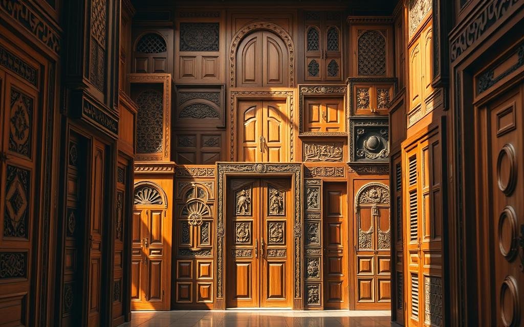 أبواب خشب الكويت