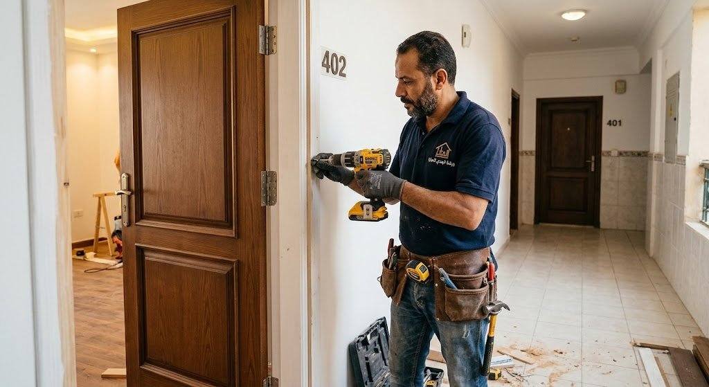 نجار الكويت تصليح ابواب تفصيل أبواب غرف ومداخل على كيفك بالكويت